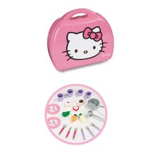 Obyčejné kuchyňky - Kuchyňka Hello Kitty Mini Cuisine Smoby v kufříku s 20 doplňky světle růžvá_0