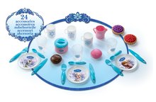 Accesorii și vase de bucătărie de jucărie - Coș de picnic Frozen Smoby cu sclipici și 24 de accesorii_1