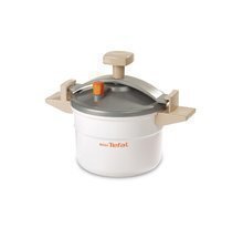 Bucătărie pentru copii seturi - Bucătărie de jucărie, care crește împreună cu vârsta cu apă curgătoare Tefal Evolutive Gourment Smoby cu ustensile de bucătărie și cărucior de servit_6