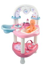 Domčeky pre bábiky sety - Prebaľovací stôl pre bábiku Baby Nurse Srdiečko Smoby s 10 doplnkami_8
