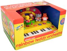 Igračke zvučne - KIDDIELAND 24828 Activity dúhové piano s orchestrom medveď so zvieratkami, zvukové a svetelné, +12 mesiacov, 38*15*17 cm _0