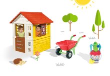 Căsuțe de grădină pentru copii  - Set căsuţă Masha şi ursul Pretty Smoby jaluzele, roabă cu 2 roţi şi set de găletuţe de la 24 luni_10