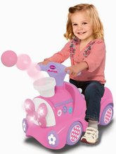 Vehicule cu sunete pentru copii - Babytaxiu electronic Disney Minnie Kiddieland tren cu mingi lansatoare roz de la 12 luni_0