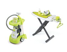 Hry na domácnosť -  NA PREKLAD - Carrito de limpieza Rowenta Smoby Con el aspirador electrónico y la tabla de planchar con la plancha electrónica Clean_9