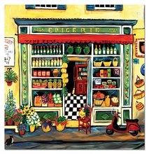 Puzzle 1000 dielne - Puzzle Grocery Shop, Suzanne Etienne Educa 1000 dielov od 12 rokov_0