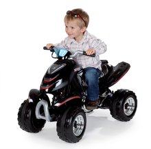 Atv-uri electrice - Vehicul cu patru roţi X Power Black Smoby electric, cromat negru_0