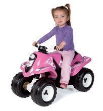 Atv-uri electrice - Vehicul cu patru roţi Quad Ralley Fille Smoby electric roz de la 24 luni_0