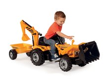 Dječja vozila na pedale - SMOBY 33389 Traktor Builder Max s prívesom, bágrom a nakladačom  185 cm dlhý _0