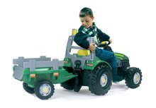 Vehicule cu pedală pentru copii - Tractor cu pedale TGM Stronger Smoby verde_0