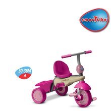 Tricikli za djecu od 10 mjeseci - SMART TRIKE 6700200 tricikl VANILLA TouchSteering 4u1 s amortizerom i prevlakom ružičasto-bež od 10-36 mjeseci ružičasto-bež od 10 mjeseci_0