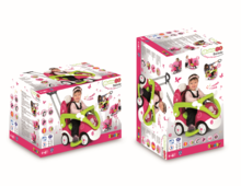 Staré položky - Odrážadlo Bubble Go II Smoby Balade so zvukom ružovo-zelené od 6 mes_2