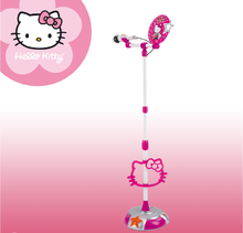 Detské hudobné nástroje - Mikrofón Hello Kitty Smoby so stojanom tmavoružový_5