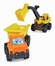Camioane - Jucării de construit excavator și autobasculant Dump Truck and Excavator TP Écoiffier cu figurina unui muncitor de la 18 luni ECO419_0