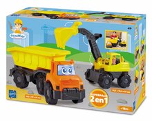 Camioane - Jucării de construit excavator și autobasculant Dump Truck and Excavator TP Écoiffier cu figurina unui muncitor de la 18 luni ECO419_3