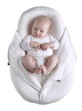 Pentru bebeluși - Pătură bebe pentru cuibul bebelușului Cocoonacover™ Red Castle - Fleur de coton ® albă_1