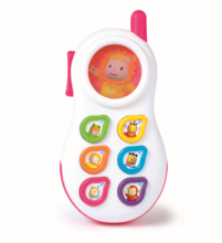 Produse vechi - Telefon Cotoons Smoby cu sunete roz de la 6 luni_3