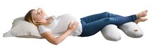 Cuscini per allattamento - Cuscino allattamento Big Flopsy™ Beaba Chambray Grey 170 cm grigio_2