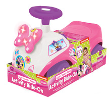 Vehicule cu sunete pentru copii - Babytaxiu Disney Minnie Kiddieland roz-mov cu fundiţă de la 12 luni_1