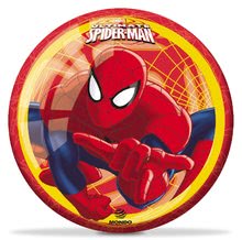 Piłki z motywami bajek - Bajkowa piłka Spiderman Mondo gumowa 14 cm_1