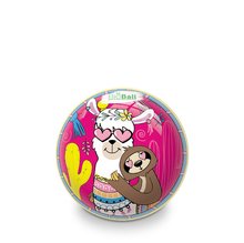 Ballons dessins animés - Boule en caoutchouc conte de fées BioBall Llama et ses amis Mondo 14 cm_0