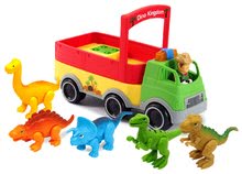 Igračke zvučne - Teretni auto s 5 dinosaura Dino Safary Truck Kiddieland s pomičnim dijelovima i zvukom i svjetlom od 12 mjeseci_0
