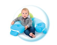 Für Babys - Aufblasbarer Stuhl von Cotoons Smoby mit didaktischem Tisch blau/rosa ab 6 Monaten_1