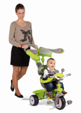 Régi termékek - Tricikli Baby Driver Comfort Smoby tolókarral, napellenzővel, kormánnyal, zöld 10 hó-tól_1