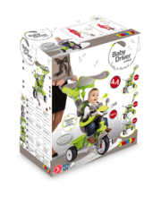 Produse vechi - Tricicletă Baby Driver Confort Paris Smoby verde de la 10 luni_0