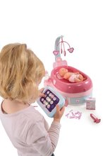 Pătuţuri si leagăne de jucărie - Centru bebe pentru păpuşă Baby Nurse Smoby cu tabletă electronică, cu păpuşă de 32 cm şi cu 22 de accesorii_2