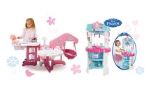 Pečovatelské centrum pro panenky - Set pečovatelské centrum pro panenku Baby Nurse Smoby a kuchyňka Frozen s třpytkami_15