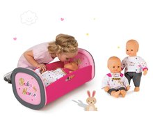Păpuși cu accesorii seturi - Set păpuşă Baby Nurse Ediţie aurie Smoby 32 cm şi leagăn pentru păpuşă de jucărie cu carusel de la 24 luni_4