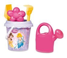 Tobogane pentru copii - Set tobogan Toboggan KS Smoby cu jet de apă 1,5 metri și set de găleată pentru nisipar Prinţese de la 24 luni_1