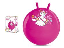 Detské skákadlá a hopsadlá -  NA PREKLAD - Pelota de saltar Kangaroo Unicornio Mondo rosa con 2 ganchos de 50 cm_1