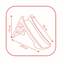 Tobogani za djecu  - SMOBY WD šmyklavka malá XS Macko Pooh 125x50x75 cm _0