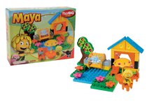 Jucării de construit BIG-Bloxx ca și lego - Joc de construit PlayBIG Bloxx BIG Albinuţa Maya la cabană 59 de piese de la 18 luni_2