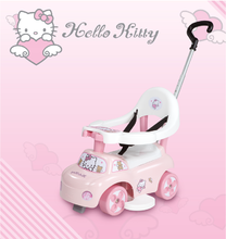 Odrážedla od 6 měsíců - Odrážedlo a chodítko Hello Kitty Smoby Auto 2v1 růžové od 6 měsíců_2