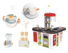 Bucătărie pentru copii seturi - Set bucătărie de jucărie Tefal Studio XXL Smoby electronică cu bule magice şi cu set de 3 aparate de bucătărie Tefal_16