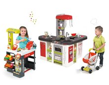 Kuhinje za djecu setovi - Set kuhinja Tefal Studio XXL Smoby elektronička s čarobnim mjehurićima i Supermarket s elektroničkom blagajnom_28