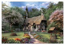 1500 delne puzzle - Puzzle Rose Cottage, J. D. Davison Educa 1500 delov_0