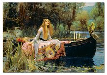 Puzzle 1500 dílků - Puzzle Lady of Shalott, John William Waterhouse Educa 1 500 dílů_0