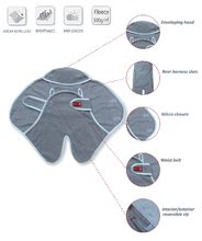 Zavinovačky letné - Zavinovačka Red Castle Babynomade Fleece jednovrstvová modrá od 6-12 mesiacov_0