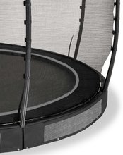 Zemní trampolíny  - Trampolína s ochrannou sítí Allure Premium ground Exit Toys přízemní průměr 305 cm černá_1