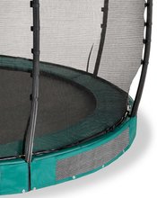 Trampolíny zemné -  NA PREKLAD - Trampolín con red de seguridad Allure Premium ground Exit Toys Promedio bajo de 305 cm verde_1