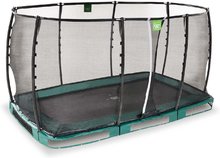 Trampolines au sol - Trampoline avec filet de protection Allure Premium ground Exit Toys 214*366 cm vert_0