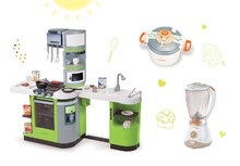 Kuhinje za djecu setovi - Set kuhinja CookMaster Verte Smoby s ledom i zvukovima i 2 kuhinjska aparata_10