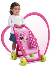 Játék babakocsik 18 hónapos kortól - Babakocsi Minnie Ma Premiere Smoby buggy (49 cm tolókar) rózsaszín-zöld 18 hó-tól_0