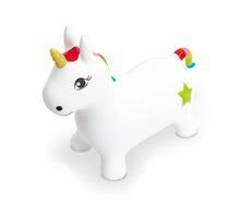 Sprungbälle und Hüpfbälle - Hüpf-Einhorn Unicorn Ride on Mondo Gummi weiß_1