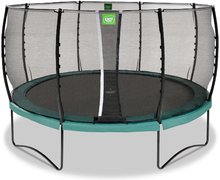 Trampolini con rete di sicurezza - Trampolino con rete di sicurezza Allure Classic Exit Toys diametro 427 cm verde_0