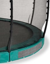 Trampoliny naziemne - Trampolina z siatką zabezpieczającą Allure Classic ground Exit Toys naziemna średnica 366 cm zielona od 3 roku życia wysokość 200 cm waga 87  kg nośność 130 kg średnica całkowita 390 cm ET09651_1