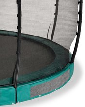 Trampolini talni - Trampolin z zaščitno mrežo Allure Classic ground Exit Toys talni premer 427 cm zeleni_1